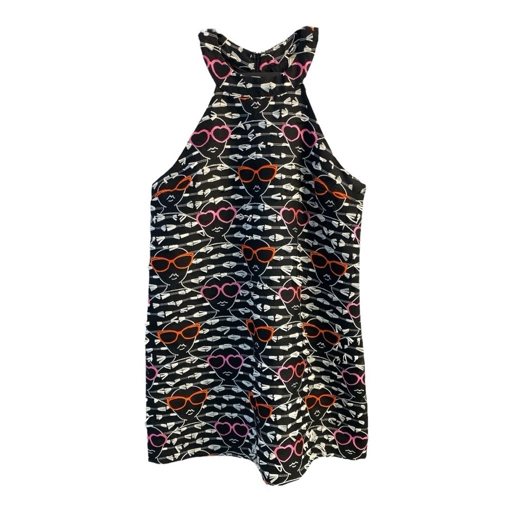 Hutch Anthropologie Sunglass Shift Dress Size Large Unique Flattering Fit Midi